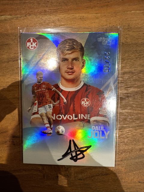 Ultimate Dropz Kaiserslautern Paul Joly Autograph /70