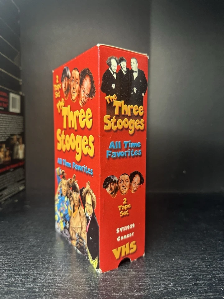 The Three Stooges All-Time Favorites VHS 2 Tapes Set - Image 3 of 4
