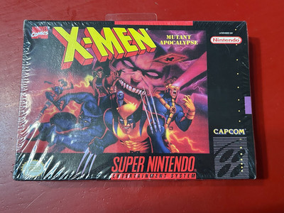 X-Men Mutant Apocalypse New Super Nintendo SNES 1994 Sealed
