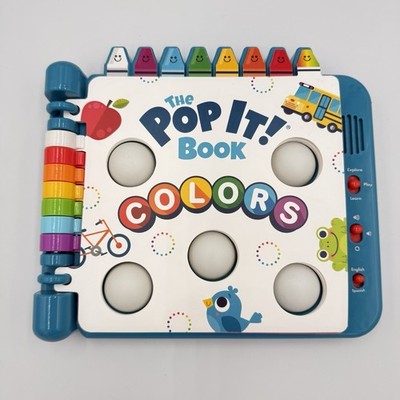 Pop It! Book: COLORS Interactive Sensory Learning Book Bilingual EUC!