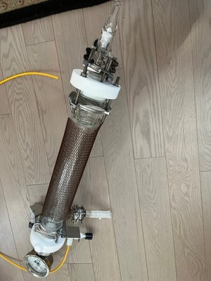 De Dietrich Pocket Filter filtration washing drying  condenser pilot glas column