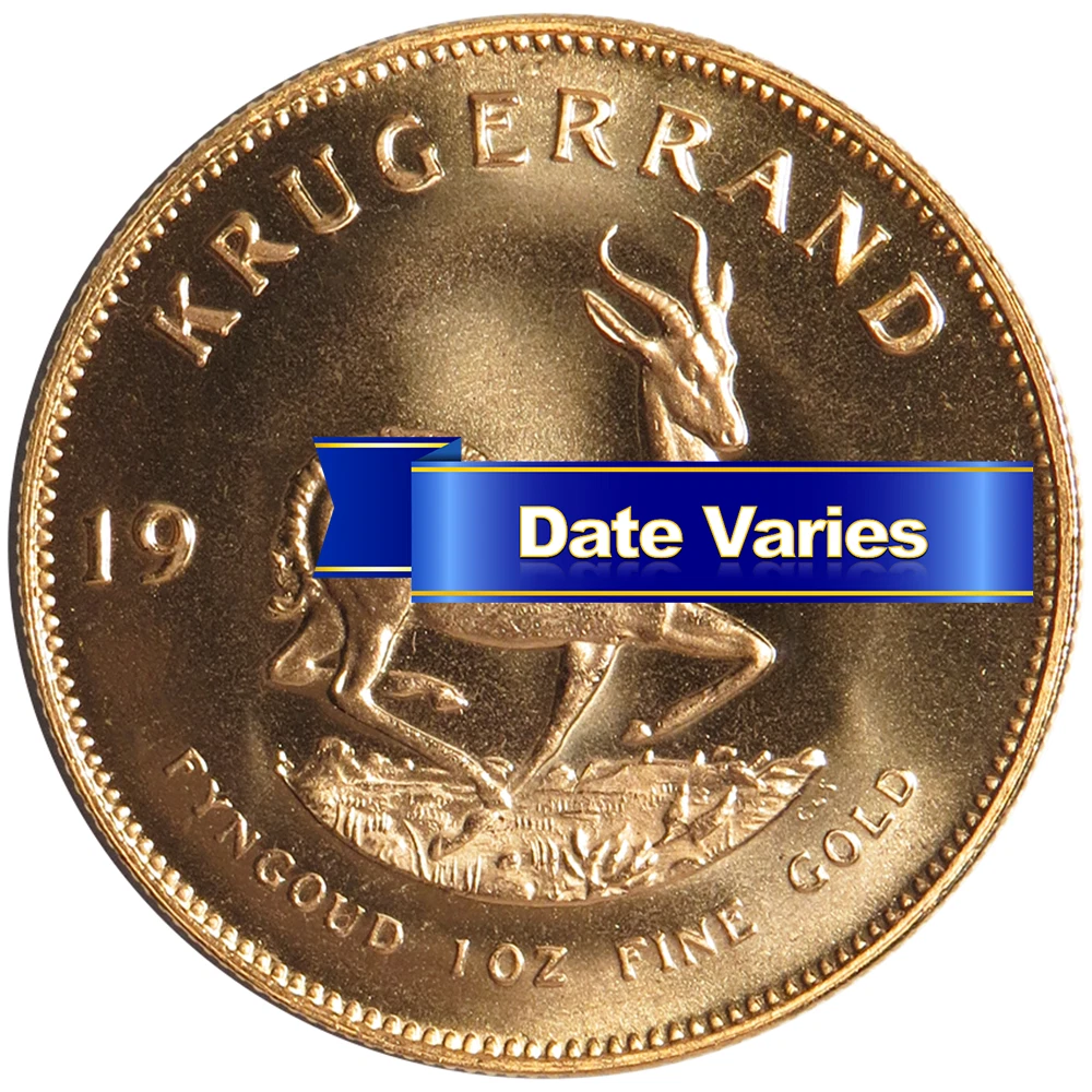 2023 South Africa 1 Oz Silver Krugerrand – Brilliant Uncirculated Bullion Coin