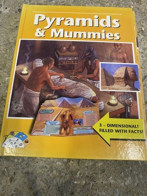 PYRAMIDS and MUMMIES POP-UP BOOK dated 1997 9781857072693 good