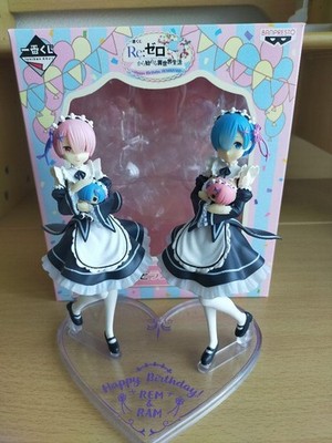 Re: Zero REM And RAM Happy Birthday Figur Ichiban Kuji Prize A Japan