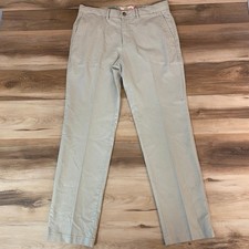 Tommy Bahama Pants Mens 34x34 Khaki Beige Cotton Tencel Tropical