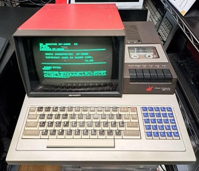 SHARP MZ-80C Vintage Retro Computer Clean Computer Japan Rare