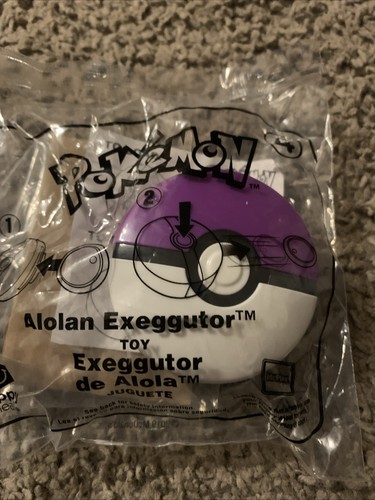 McDonald's Pokemon Alolan Exeggutor Happy Meal Toy 2019 3 Years and Up 3-4 Years