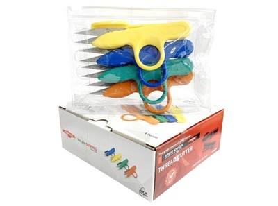 Golden Eagle Right/Left Craft Sewing Pruning Thread Scissors in Soft Vinyl Po...
