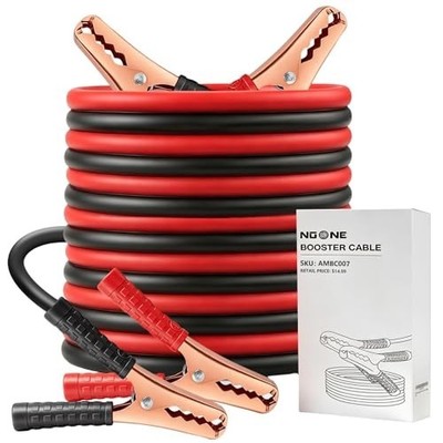 Jumper Cables for Car Battery Heavy Duty Booster Cable 10FT Jump Start Auto Lead