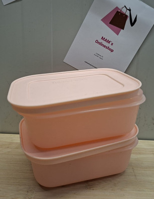 Tupperware Gefrierbehälter Set  2 x 450 ml/Rose