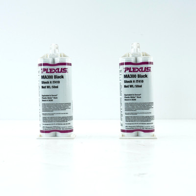 2 Plexus MA300 Methacryslate Structural Adhesive In Cartridge 50 mL