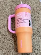 OWALA TANGY TANGO 40OZ TRAVEL TUMBLER WITH PINK LID - TANGY TANGO