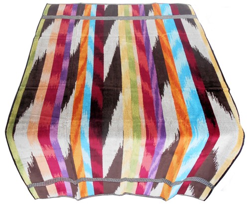 MISSONI TWO BATH TOWELS COTTON VELOUR vintage 27X45" HOMER T59 - 第 3/6 張圖片
