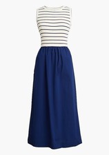 J. Crew Factory Striped Ribbed-Knit Mixy Dress Women's Size Small New W/ Tags!