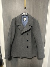 GAP Wool Blend Peacoat Quilted Formal Jacket