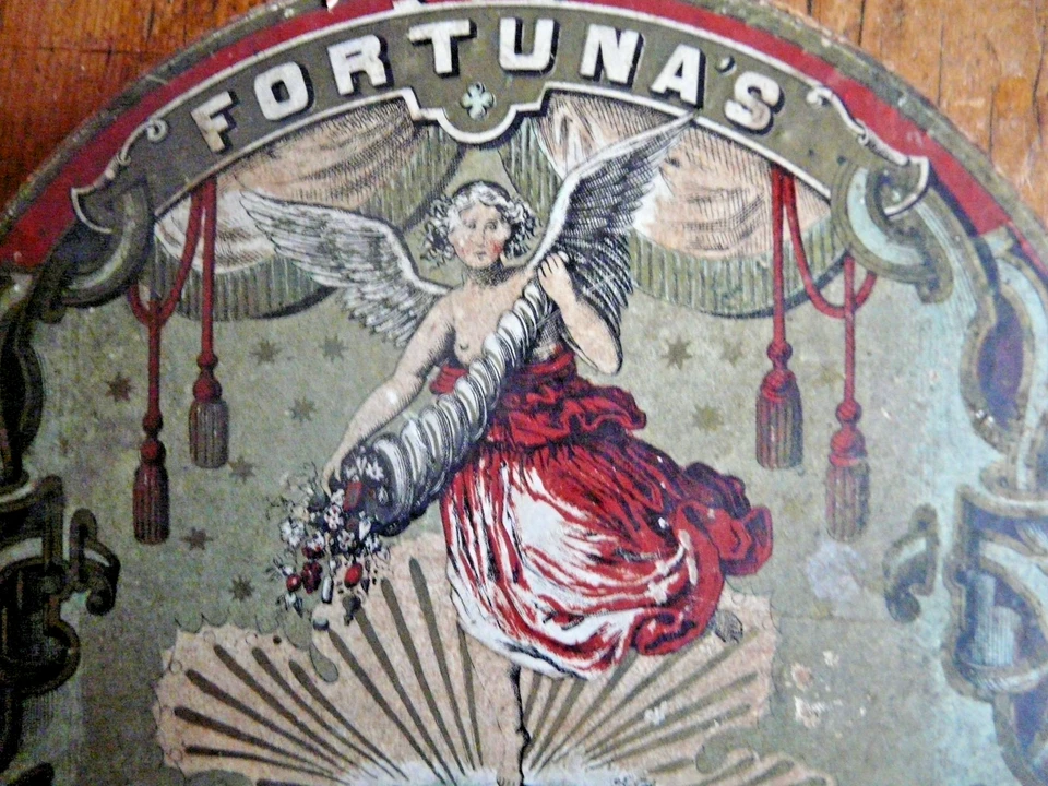 RARE-ANCIEN JEU DE ROULETTE-FORTUNAS PERFUME ROULETTE-JEU SOCIETE-XIXé-A VOIR!! - Photo 2/4