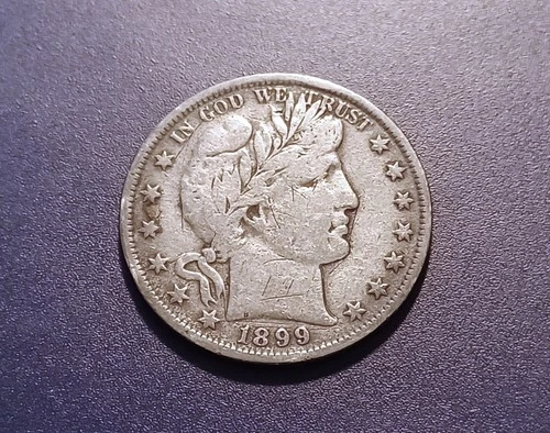 Fine 1899-P Barber Half Dollar