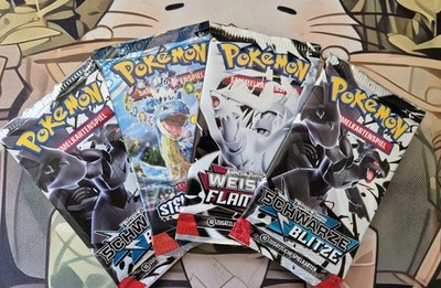 Glitzerpack! Pokemon Booster Repack - 11x deutsche Glitzerkarten - 1x EX/V/VStar