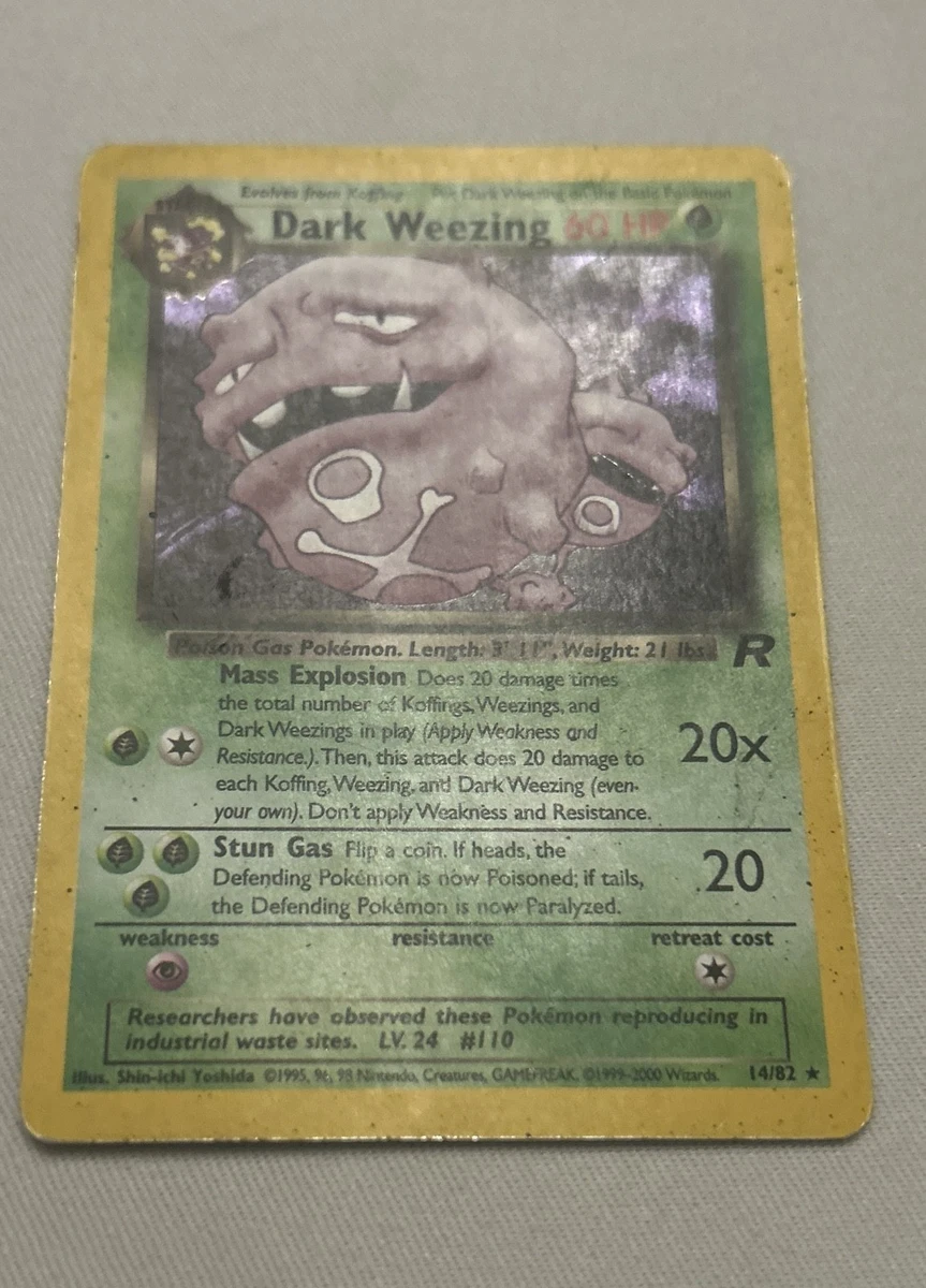 Dark Weezing 14/82 Team Rocket for sale | eBay