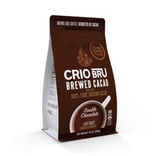 Crio Bru Brewed Cacao Double Chocolate Light Roast 10oz | 100% Pure Ground
