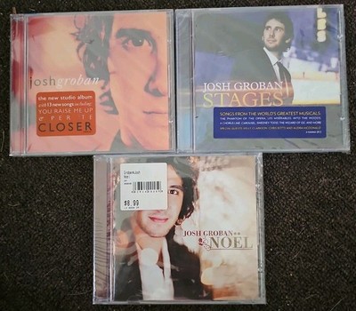 BRAND NEW! Josh Groban (3 DVD Lot) Stages, Closer, Noel FREE SHIPPING!