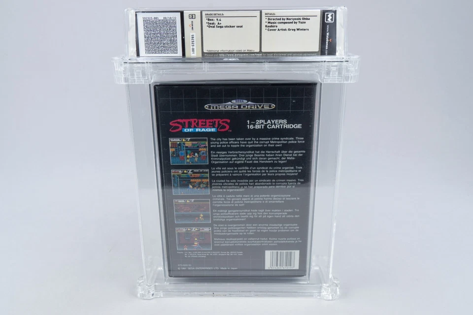 Sega Mega Drive *Streets of Rage* Neu / New WATA 9.4 A+ - Bild 3 von 4