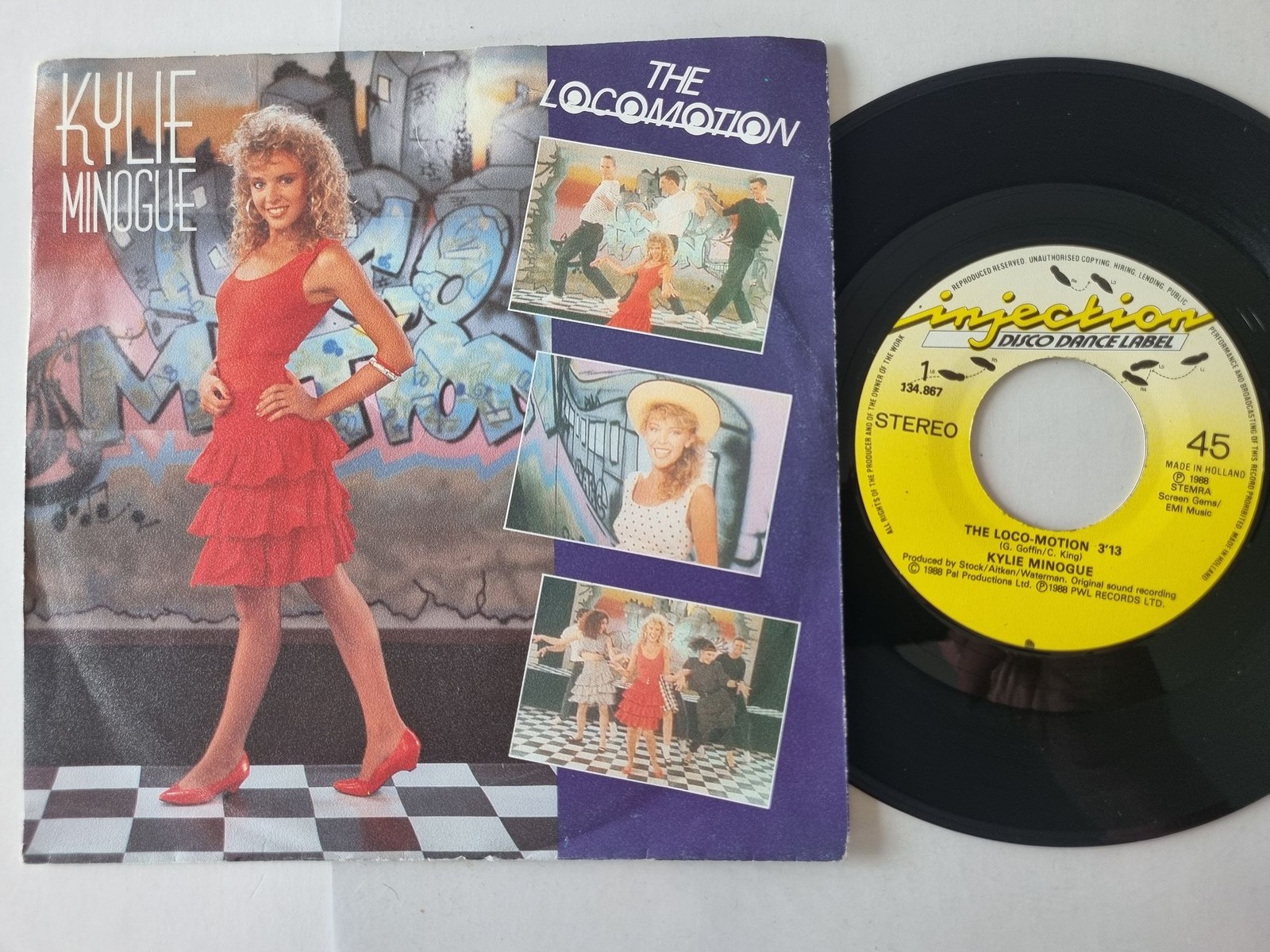 Kylie Minogue - The Loco-Motion 7'' Vinyl Holland