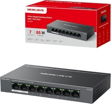 Image of MERCUSYS 5-Port 10/100/1000Mbps Desktop Ethernet Switch/Hub, Ethernet Splitter