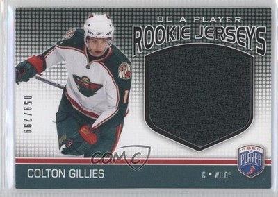 2008 Upper Deck Be a Player Rookie Jerseys 59/299 Colton Gillies #RJ-CG RC 0a4