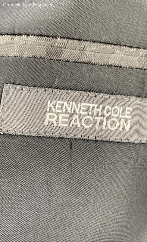 Kenneth Cole Reaction Blazer Size 38 Men Regular Black Basic Coat - Image 3 of 4