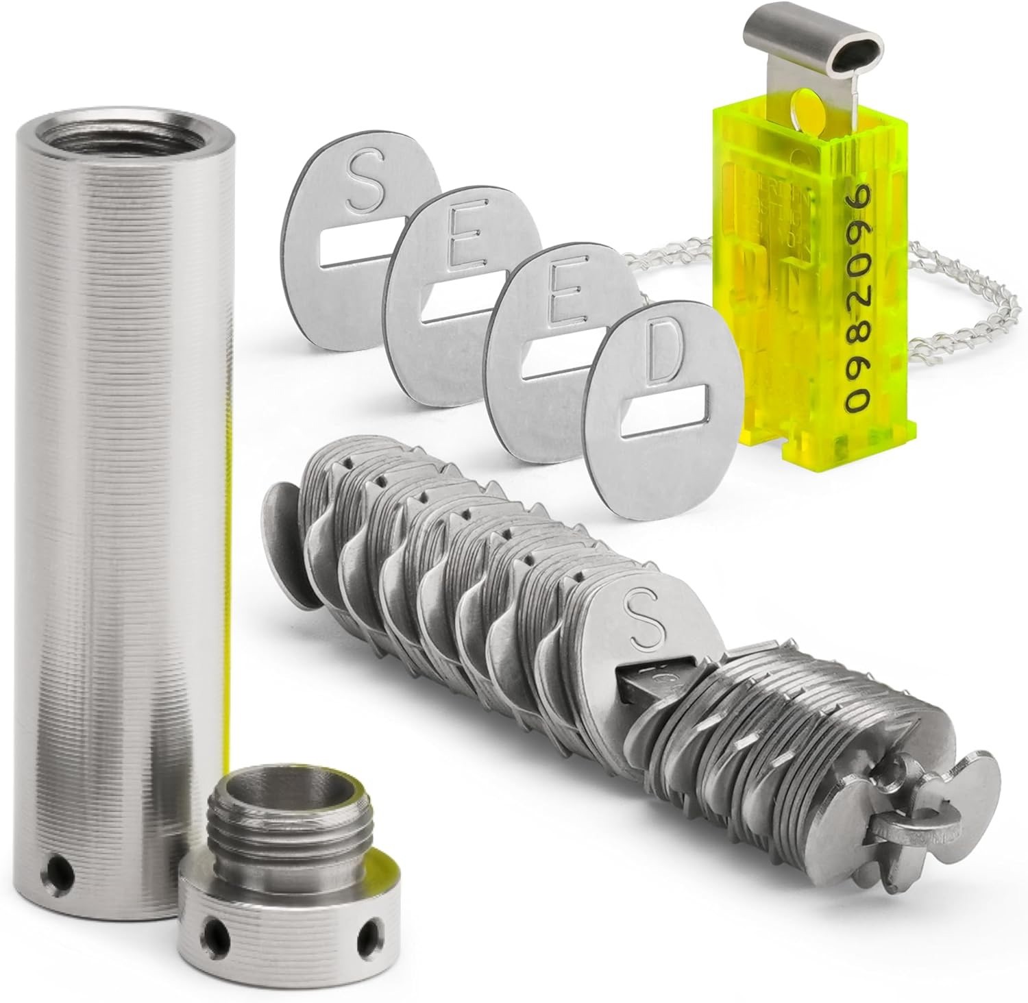 Cryptosteel Seed12 Metal Backup | Fireproof & Waterproof Cold Wallet - 12 Word