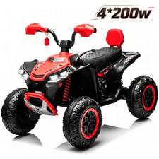 JORFLY 24V 4WD 2-Seater Kids Ride on ATV Powered Electric Vehicle With MP3 USB