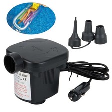Gonfiatore Pompa Aria Elettrica per Piscina Barca Materasso Letto Gonfiabili Auto Portatile