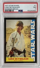 1977 Star Wars Luke Skywalker Wonder Bread PSA 7 (469)