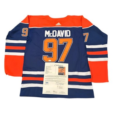 Connor McDavid Autographed Edmonton Oilers Jersey JSA LOA