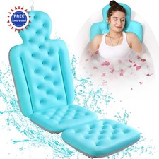Bath Pillow Full Body 51 x 16 Thick Cushion Luxury Tub Headrest Neck Back Ocean