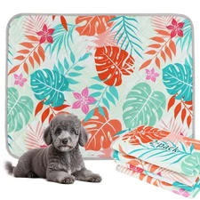 Washable Pee Pads for Dogs, 2 Pack Reusable Leakproof Puppy Wee Wee Pad, Non-...