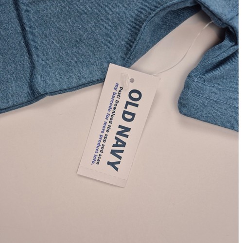 Old Navy Active Polo Shirt CloudMotion Go-Dry Blue Youth Size M (8) Uniform NWT - Picture 4 of 10