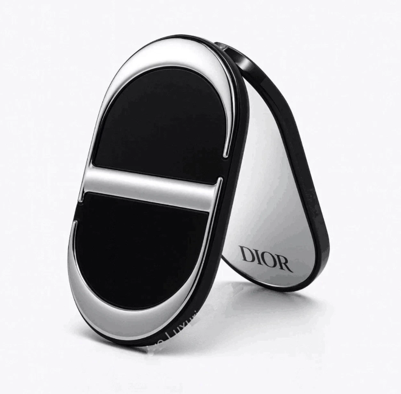 DIOR BEAUTY CD Logo Dual Mirror Phone Metal Holder Stand Dual