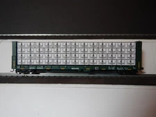 Solid Wood Wrapped Lumber Load for HO Scale 50 Foot CC&F Bulkhead Flat Car