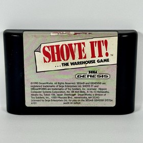 Shove It The Warehouse Game CIB (Sega Genesis, 1990) Complete - Tested Working!