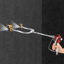 Adjustable Double Nozzle Spray Bar Extension Rod for Large Applications