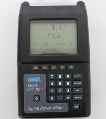 Bird 5000-EX Digital Power Meter w/ AC Adapter