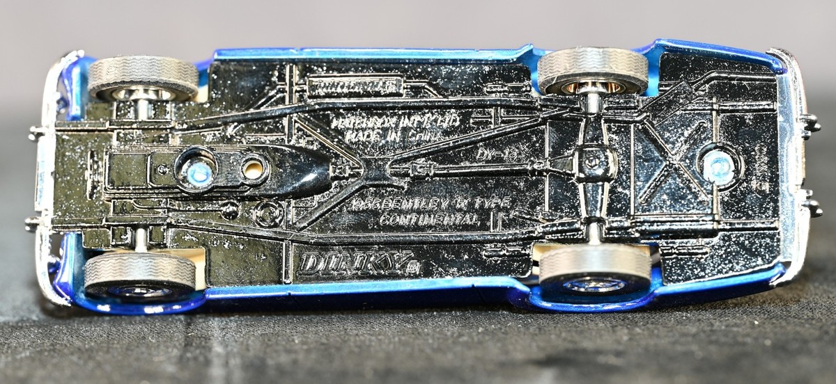 1955 Bentley 'R' Continental Blue 1:43 Diecast Dinky DY-13B in box