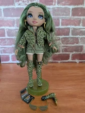 Rainbow High Series 5 Olivia Woods Camo Green Fashion Doll