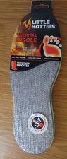 Little Hotties 1 Pair One Size Fits Most Trim to Fit Thermal Insole Foot Warmers
