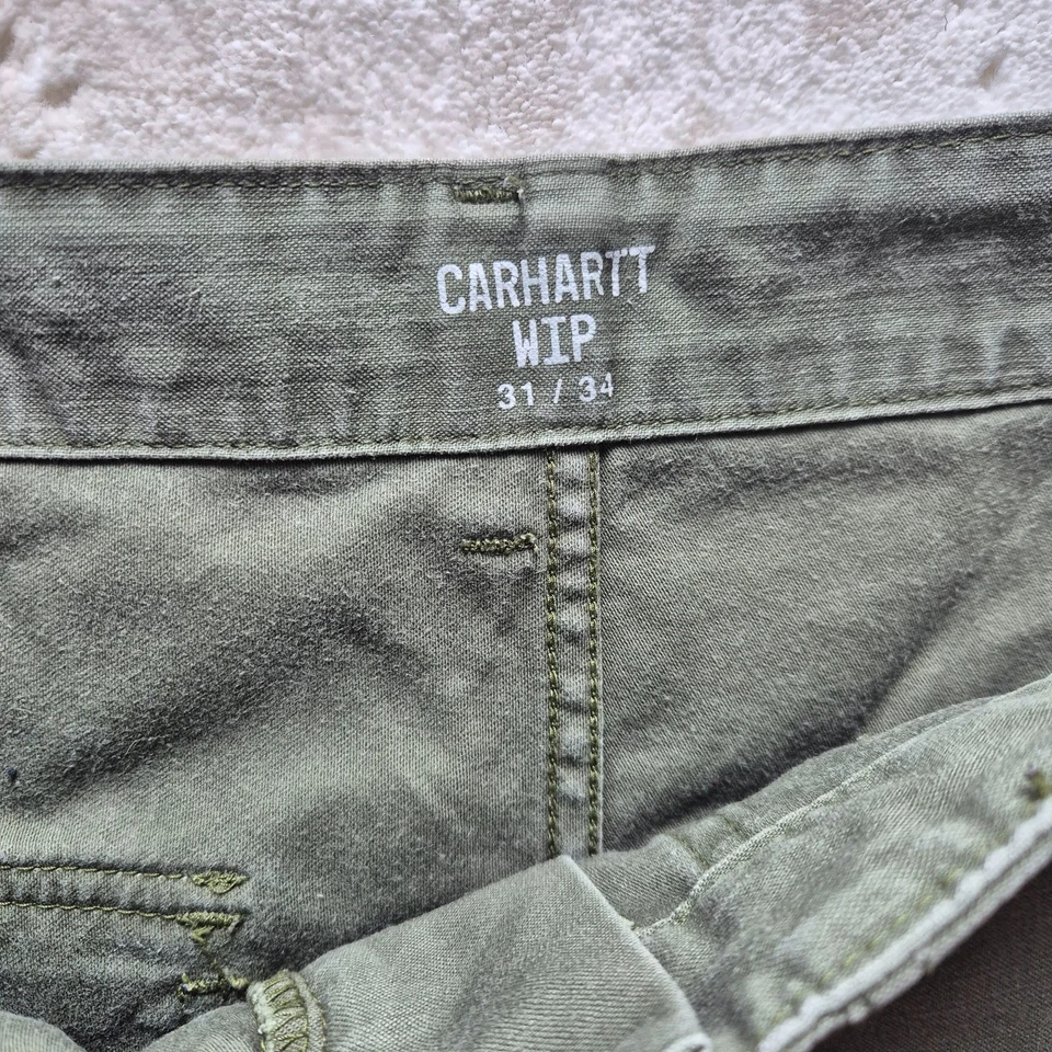 Carhartt WIP Fatigue Pant Olive Green Military Utility Trousers W31 L34 Vietnam - Bild 3 von 4