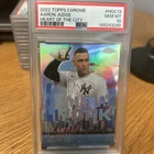 2022 Topps Chrome Aaron Judge Heart of the City #HOC-13 Yankees PSA 10