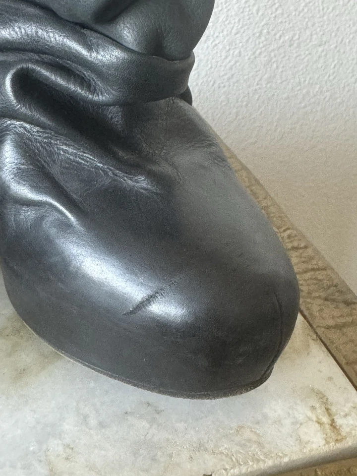 Bota Maison Martin Margiela cuña acanalada negra 39 para mujer Foto 3 de 4