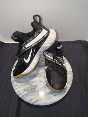 Size 5.5- 6- Nike React HyperSet Black White Gum C12955-010